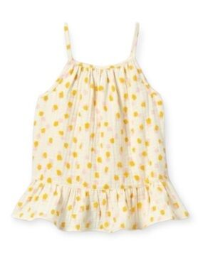 Cat & Jack Ruffle Polkadot Top